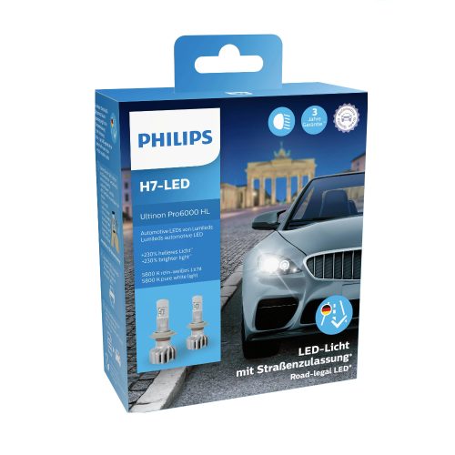 Philips led h7 Ultinon Pro6000 3 - Royal Tuning autó és motoros kiegészítő webshop