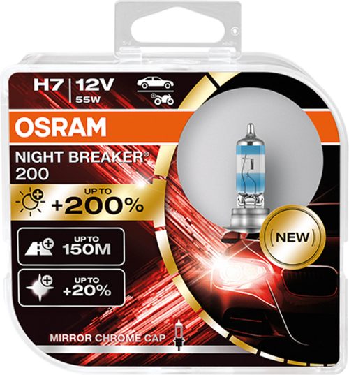 Osram Night breaker laser +200% H7 55w 2db