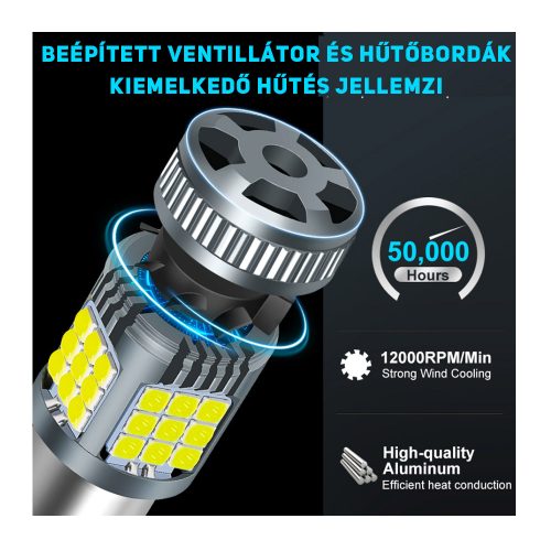 bay 15 p21w led feher 6 - Royal Tuning autó és motoros kiegészítő webshop