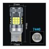 T20 W21W led CANBUS piros 2db - Image 3