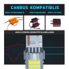 T20 W21W led CANBUS piros 2db - Image 4