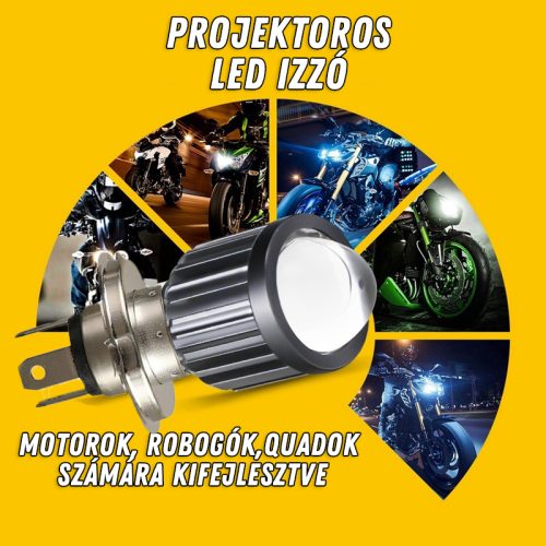 ba20d led motor robogo projektoros motor ledizzo 3 - Royal Tuning autó és motoros kiegészítő webshop