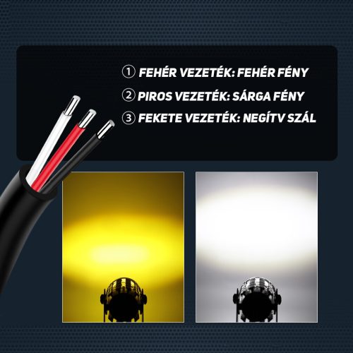 elektromos rollerhez led lampa 6 - Royal Tuning autó és motoros kiegészítő webshop