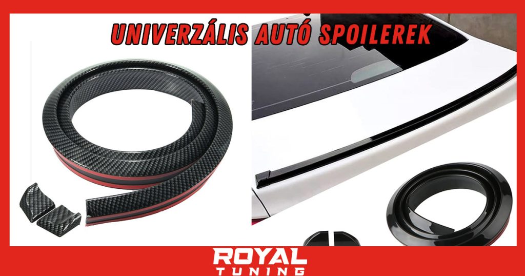 univerzalis auto spoiler - Royal Tuning autó és motoros kiegészítő webshop