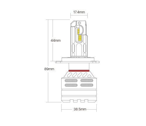 h4 led v21 merete - Royal Tuning autó és motoros kiegészítő webshop