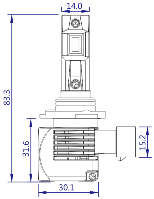 Hir2 9012 Led izzó StrongR Series 2db - Image 6