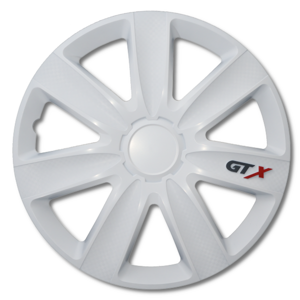 Dísztárcsa 15″ GTX Carbon fehér 4db 1 Dísztárcsa 15″ GTX Carbon fehér 4db