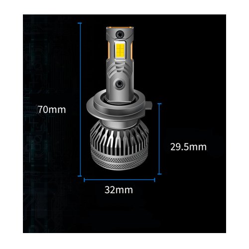 H7 Led izzó V25 Series 2db - Image 5