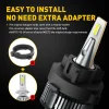 H7 Led izzó 2db Vokswagen adapteres Polo 5, Touran - Image 3