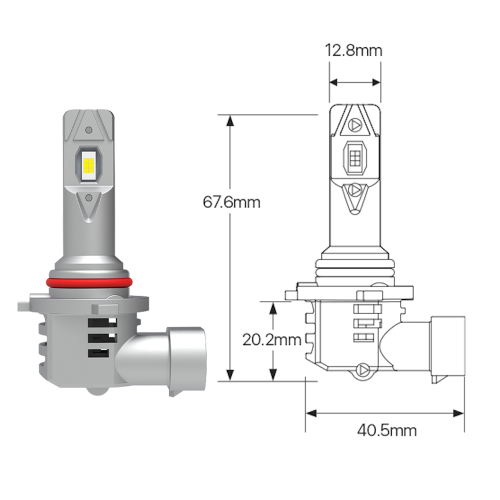HB4 9006 Led izzó ventillátorral 2db 6 hb3 led izzo hb3 9005 led ventillatoros feherfenyu 3 - Royal Tuning autó és motoros kiegészítő webshop