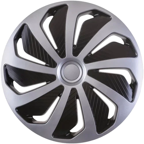 Dísztárcsa 15" Wind Silver & Black 4db