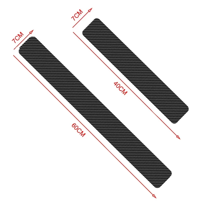 Küszöb védőfólia karbon fekete 4db 2 Küszöb védőfólia karbon fekete 4db - Image 2