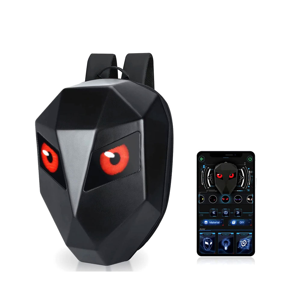 LED kijelzős motoros hátizsák – Bluetooth APP vezérléssel, RGB kijelzővel 1 LED kijelzős motoros hátizsák – Bluetooth APP vezérléssel, RGB kijelzővel