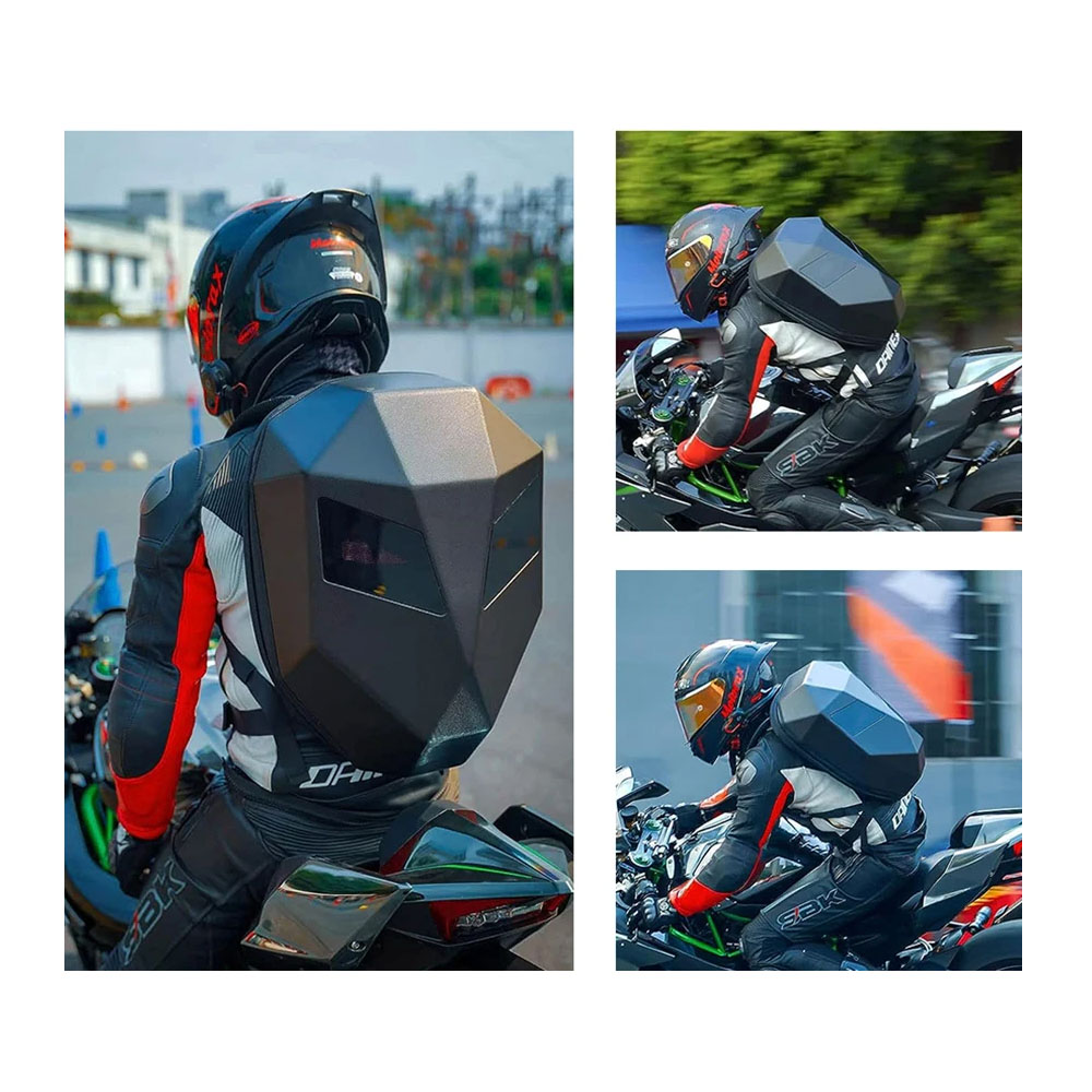 LED kijelzős motoros hátizsák – Bluetooth APP vezérléssel, RGB kijelzővel 9 LED kijelzős motoros hátizsák – Bluetooth APP vezérléssel, RGB kijelzővel - Image 9