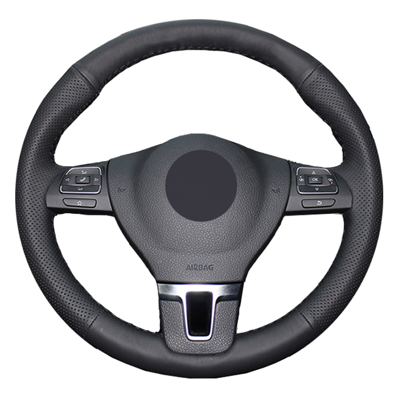 VW Golf 6 bőr kormányvédő – méretpontos, varrható kivitel 1 VW Golf 6 bőr kormányvédő – méretpontos, varrható kivitel