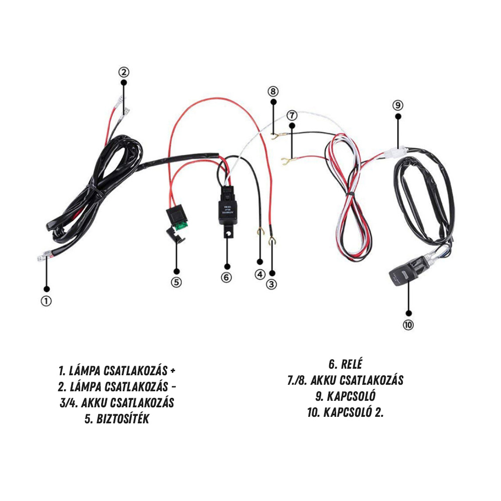 Univerzális kapcsoló ködlámpa,munkalámpa kapcsoló 4 Univerzális kapcsoló ködlámpa,munkalámpa kapcsoló - Image 4