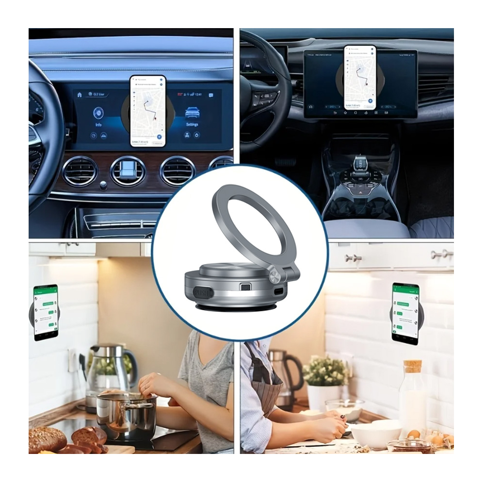 Autós telefontartó mágneses– prémium alumínium kivitel 2 Autós telefontartó mágneses– prémium alumínium kivitel - Image 2