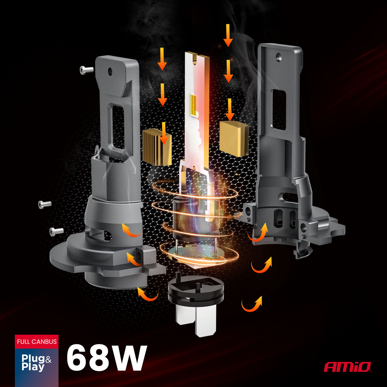 H7 LED F25 PRO BLACK Series – 12/24V FULL CANBUS 3 H7 LED F25 PRO BLACK Series – 12/24V FULL CANBUS - Image 3