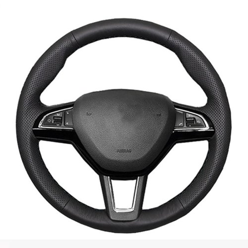 Home 21 Skoda bőr kormányvédő – méretpontos, varrható kivitel Octavia Fabia Fabia Rapid