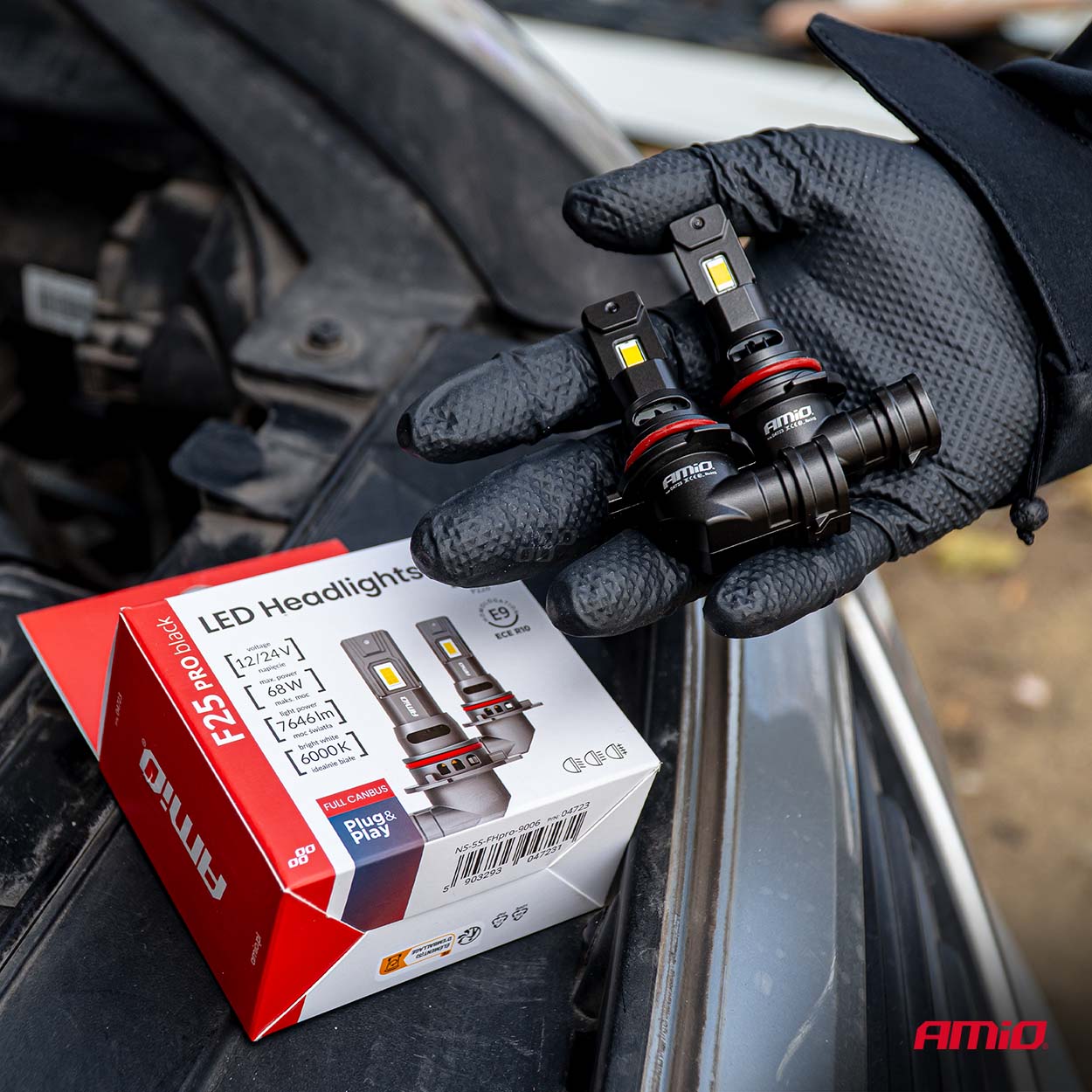 HB4 LED F25 PRO BLACK Series – 12/24V FULL CANBUS 3 HB4 LED F25 PRO BLACK Series – 12/24V FULL CANBUS - Image 3