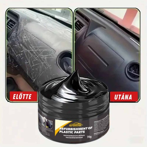 Műanyag felújító és javító krém – belső és külső műanyagokra, gumikra (70 g)