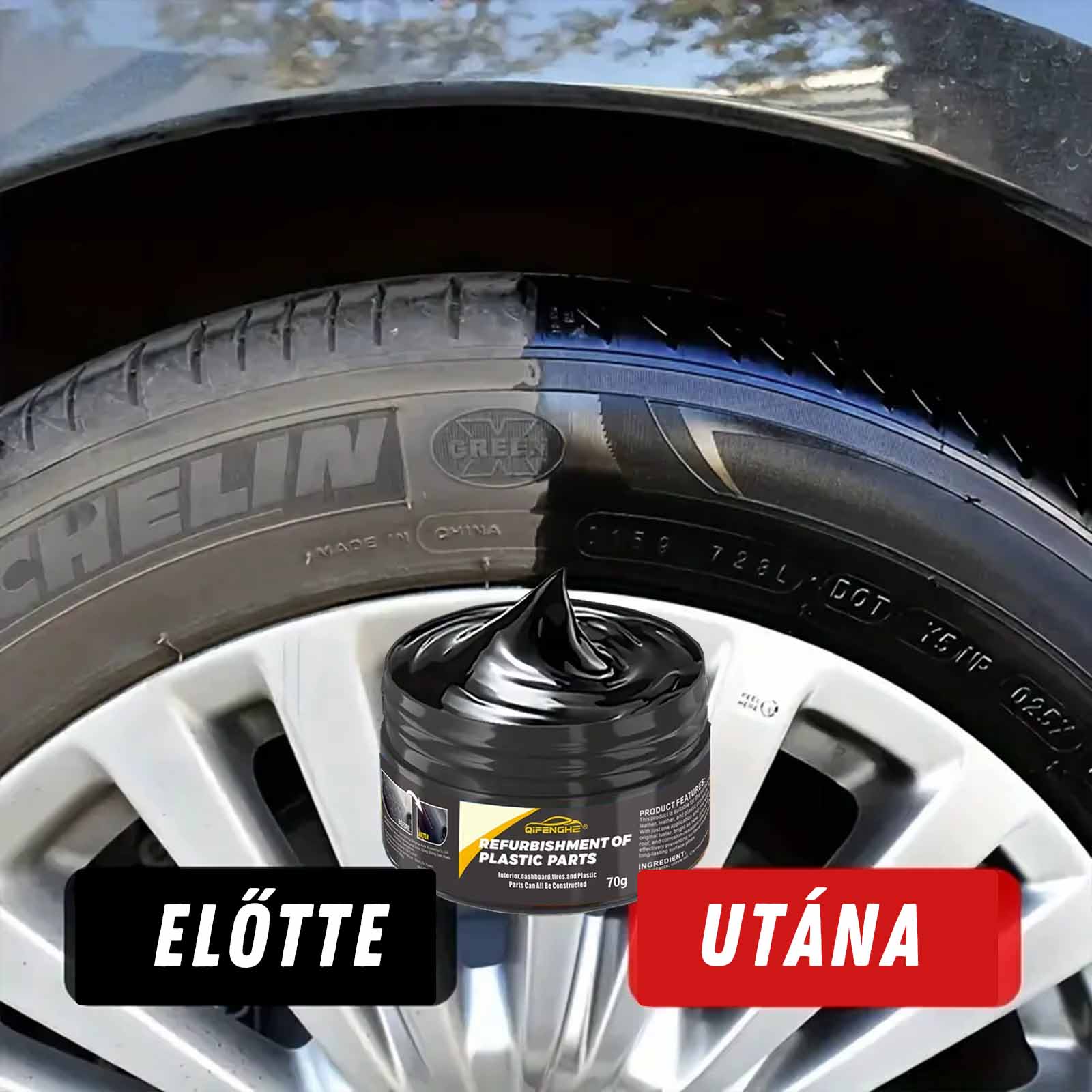 Műanyag felújító és javító krém – belső és külső műanyagokra, gumikra (70 g) 3 Műanyag felújító és javító krém – belső és külső műanyagokra, gumikra (70 g) - Image 3