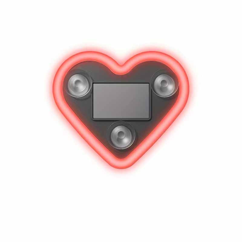 LED szivecske autóablak hangulatfény 2 LED szivecske autóablak hangulatfény - Image 2