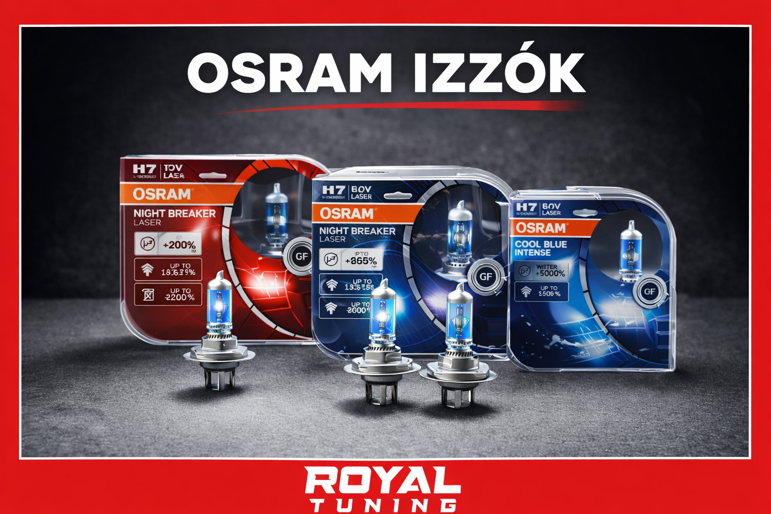 osram izzok royaltuning - Royal Tuning autó és motoros kiegészítő webshop