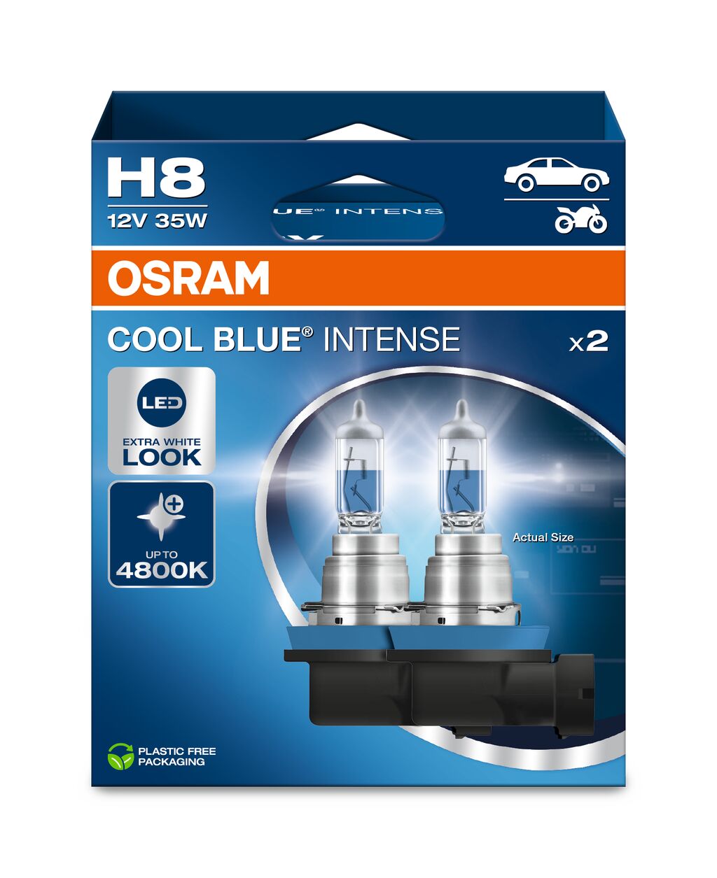 Osram Cool Blue Intense NextGen 5000K +100% H8 2db 1 Osram Cool Blue Intense NextGen 5000K +100% H8 2db