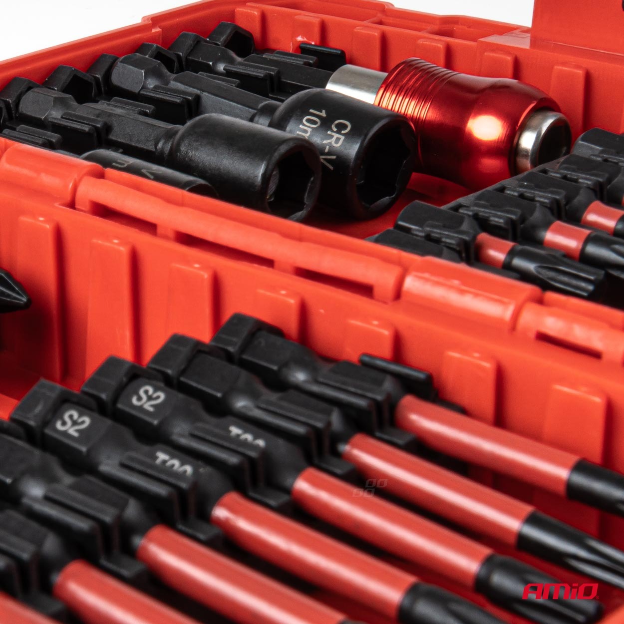 36 részes dugókulcs és bit készlet – 25 mm és 50 mm 8 36 részes dugókulcs és bit készlet – 25 mm és 50 mm - Image 8