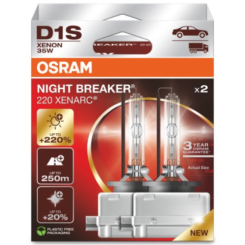 D1S xenon izzó Xenarc Night Breaker +220% 2db