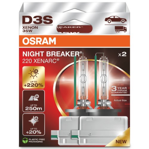 D3S xenon izzó Xenarc Night Breaker +220% 2db