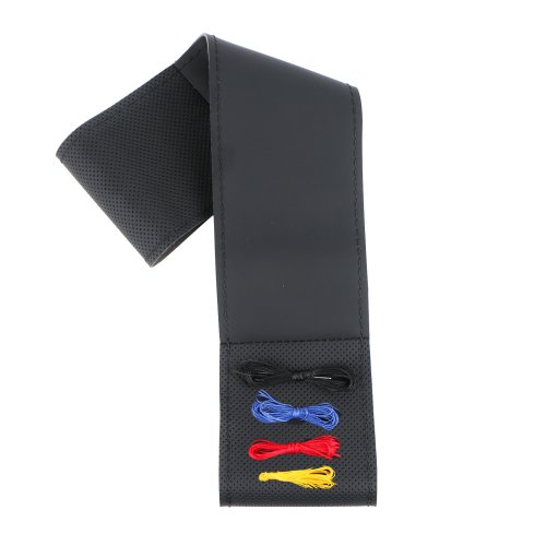 Home 20 Kormányvédő huzat fekete, 4 féle cérnával