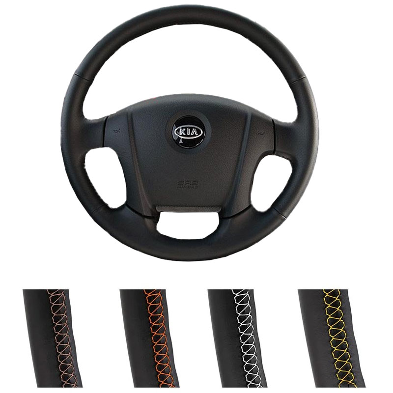 Kia Sportage bőr kormányvédő – méretpontos, varrható kivitel 6 Kia Sportage bőr kormányvédő – méretpontos, varrható kivitel - Image 6