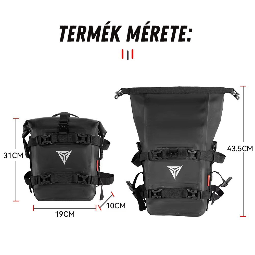 Motoros oldaltáska – vízlepergető szerszám- és kiegészítő táska 4 Motoros oldaltáska – vízlepergető szerszám- és kiegészítő táska - Image 4