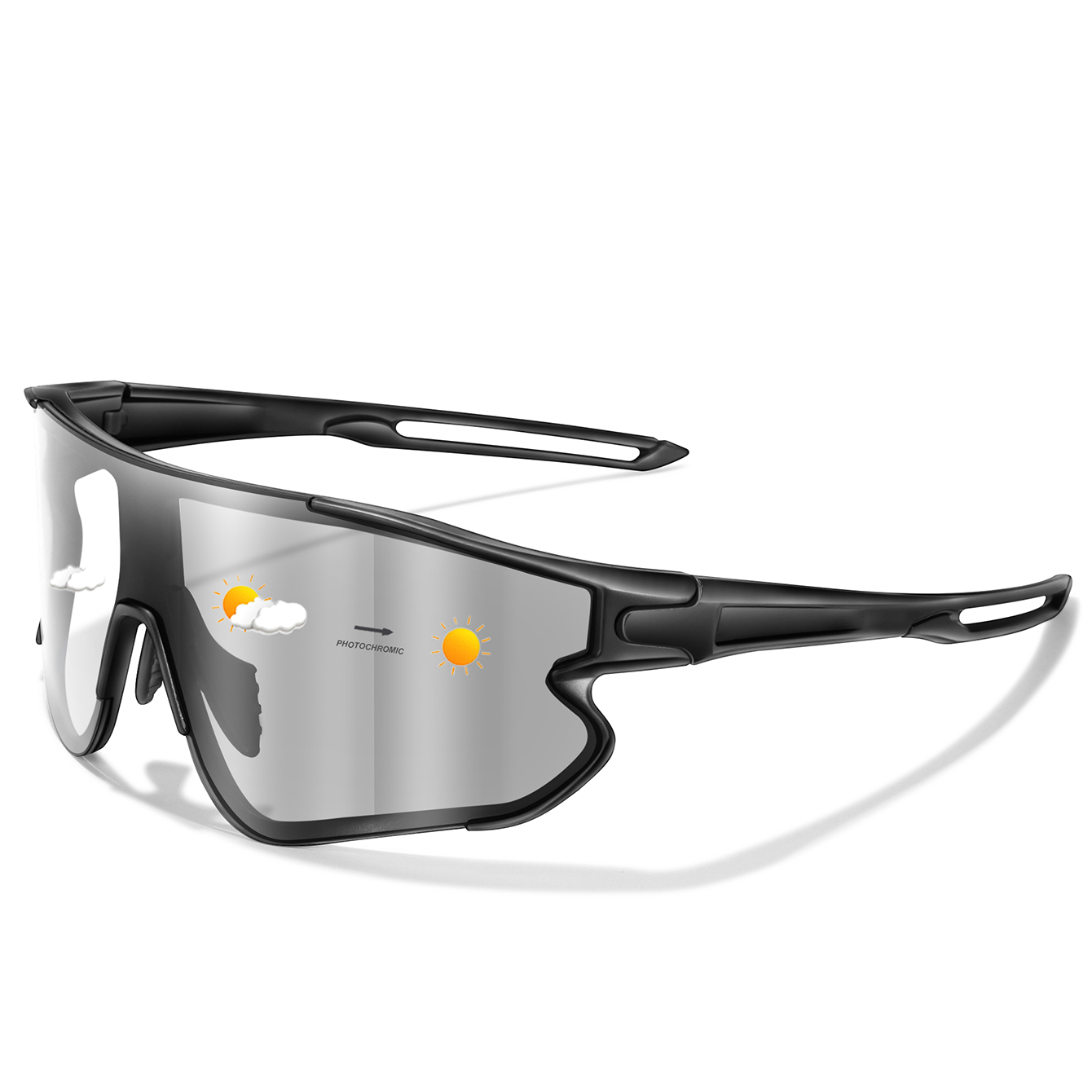 Fotokróm sport szemüveg – Automatikusan sötétedő sportszemüveg 3 Fotokróm sport szemüveg – Automatikusan sötétedő sportszemüveg - Image 3
