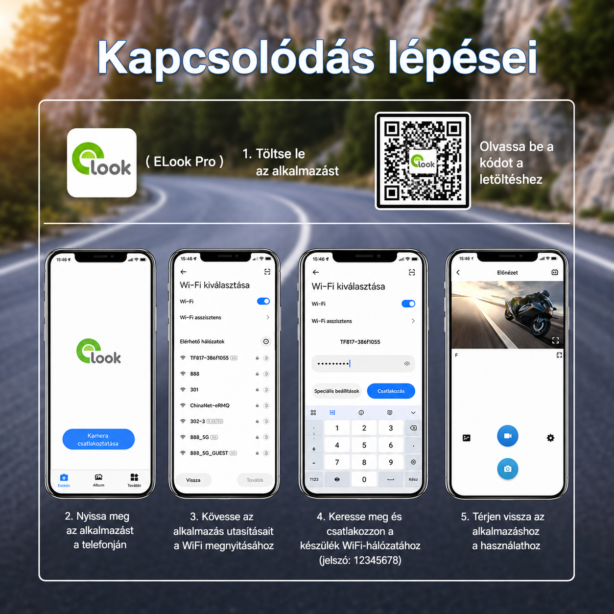 Motoros CarPlay kijelző 5" – Vezeték nélküli Apple CarPlay és Android Auto, első és hátsó kamerával 8 Motoros CarPlay kijelző 5" – Vezeték nélküli Apple CarPlay és Android Auto, első és hátsó kamerával - Image 8