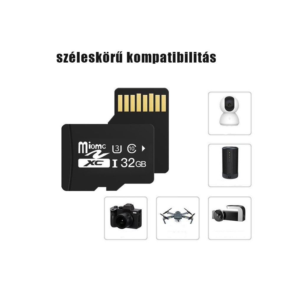 MicroSD memóriakártya 32GB – Class 10, U3 nagysebességű 4 MicroSD memóriakártya 32GB – Class 10, U3 nagysebességű - Image 4