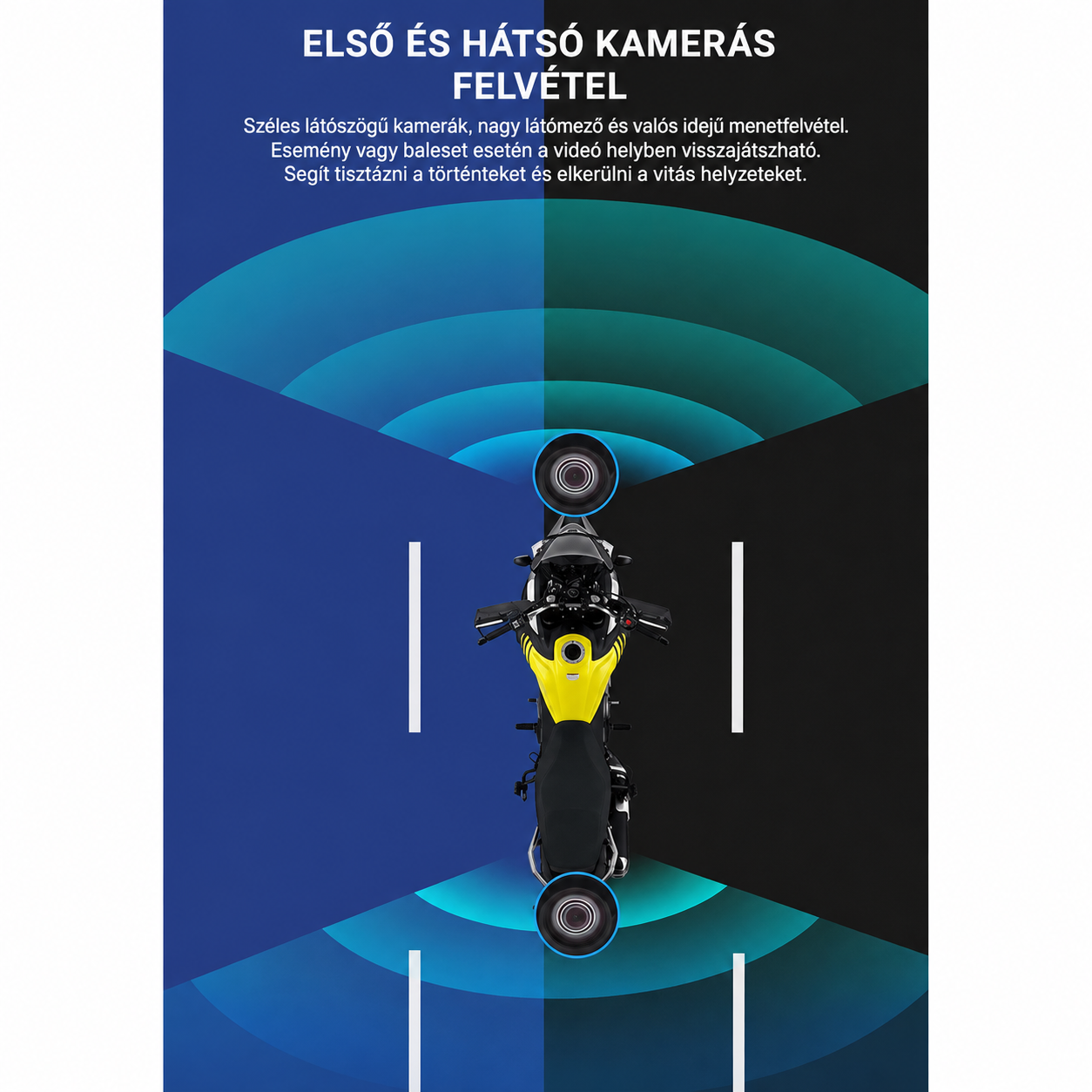 Motoros CarPlay kijelző 5" – Vezeték nélküli Apple CarPlay és Android Auto, 2 kamerával 3 Motoros CarPlay kijelző 5" – Vezeték nélküli Apple CarPlay és Android Auto, 2 kamerával - Image 3