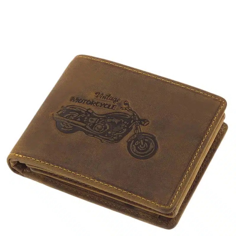 Prémium bőr motoros pénztárca – chopper mintával 1 Prémium bőr motoros pénztárca – chopper mintával