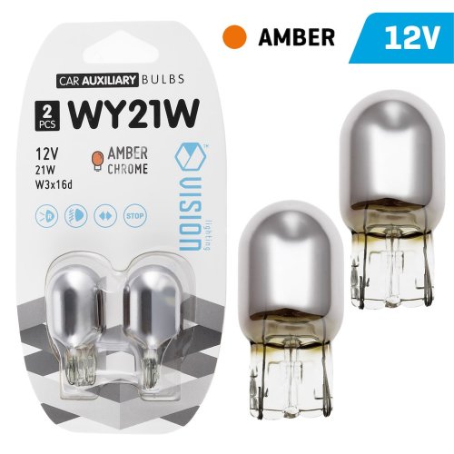T20 W21/5W izzó super white 2db